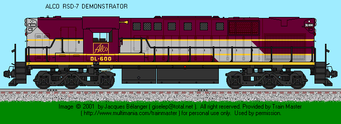 Alco RSD7 Roster